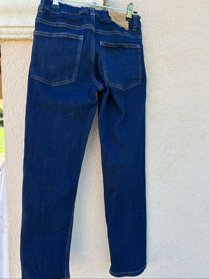 ZARA Jean bleu brut coupe droite garçon - photo numéro 10