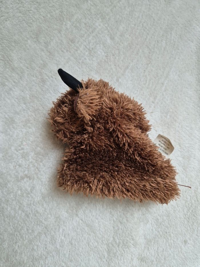 Peluche marionnette bison wisent - photo numéro 2
