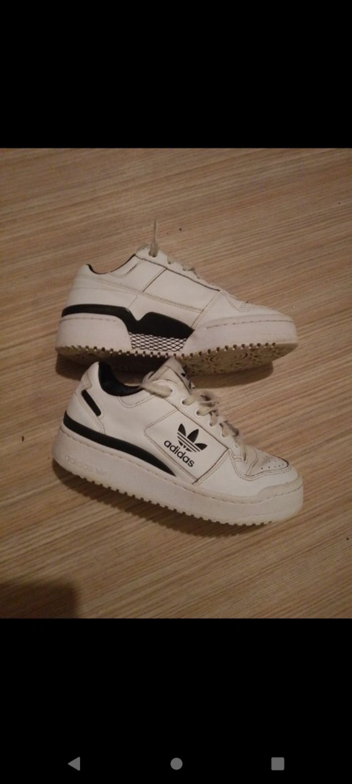 Baskets cuir