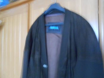 gilet tricot et daim