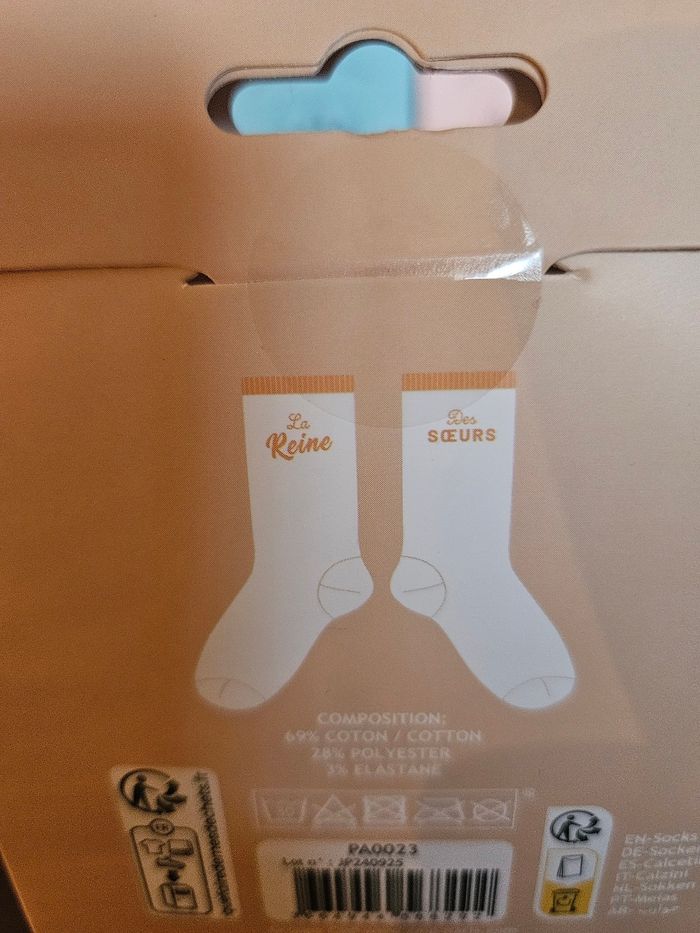 Coffret cadeau chaussette Les chaussette pour la reine des sœurs - photo numéro 3