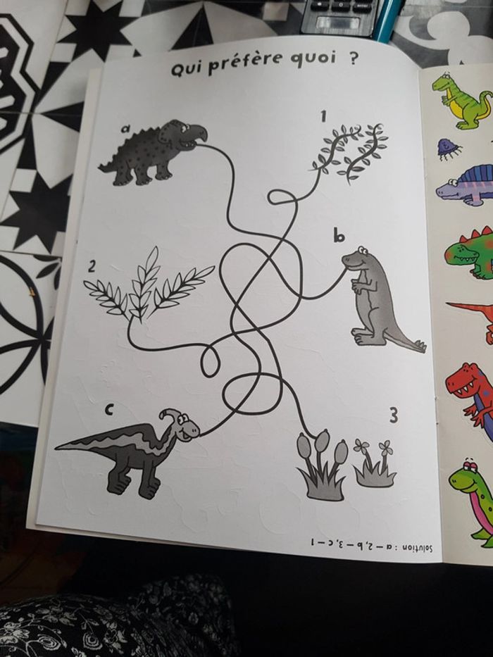 Livre dinosaure stickers, il manque 3 stickers - photo numéro 4