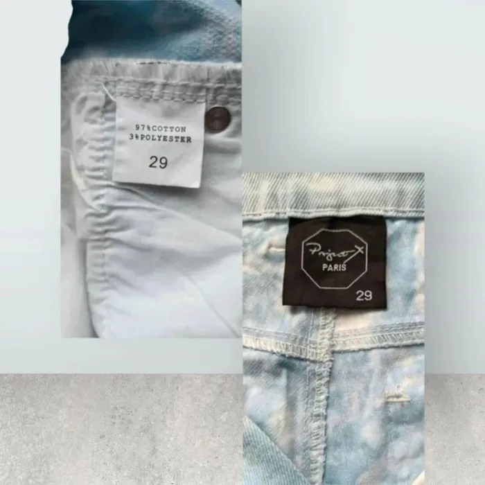 Jean cargo Project X paris ,slim ,taille haute ,texture stretch - photo numéro 7