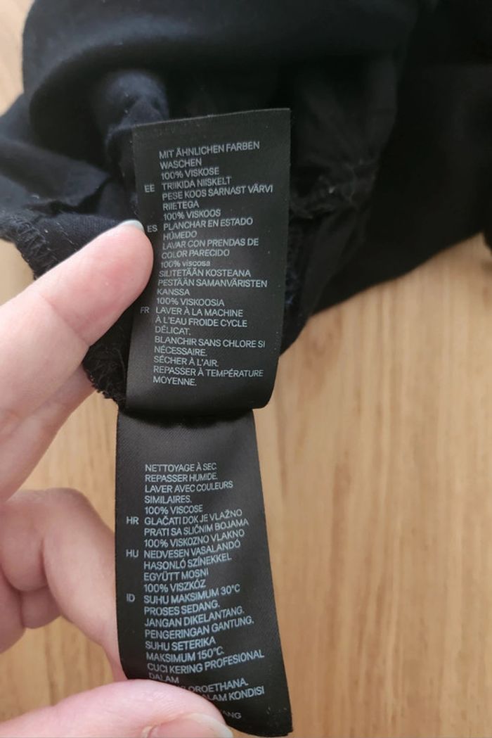 Combi pantalon fluide d'été noire excellent état Taille 38 renatto bene paris - photo numéro 5