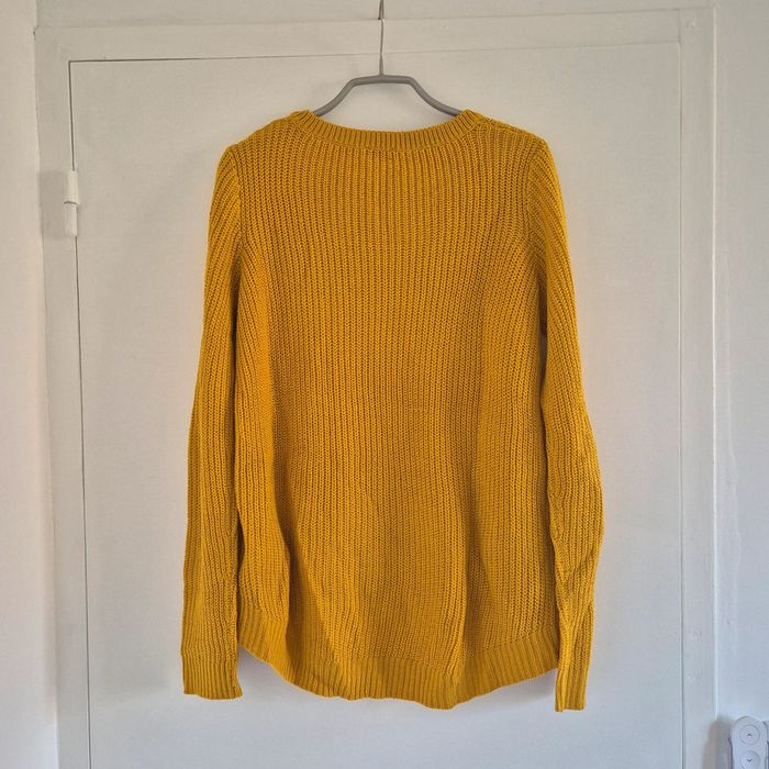 Pull en maille jaune moutarde - Pimkie - Taille S : 36 - 38 - photo numéro 6