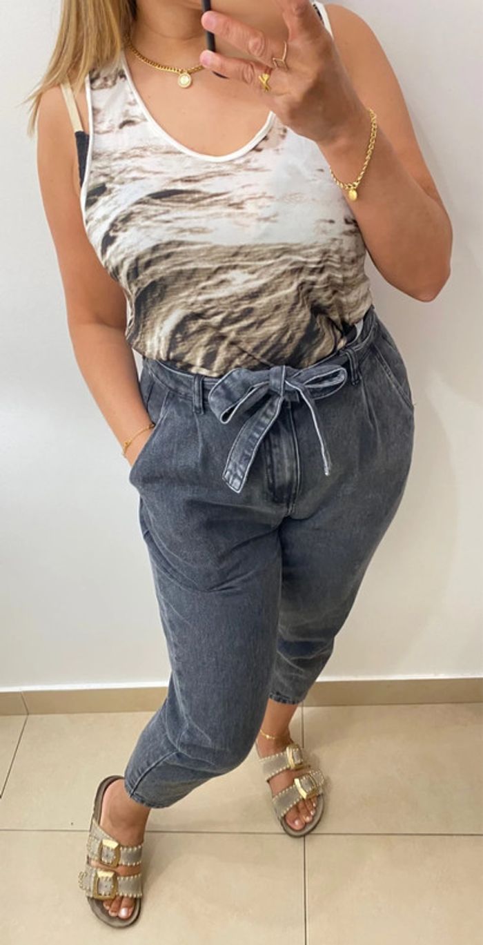 Débardeur imprimé léger Ikks Taille 36-38 - photo numéro 2