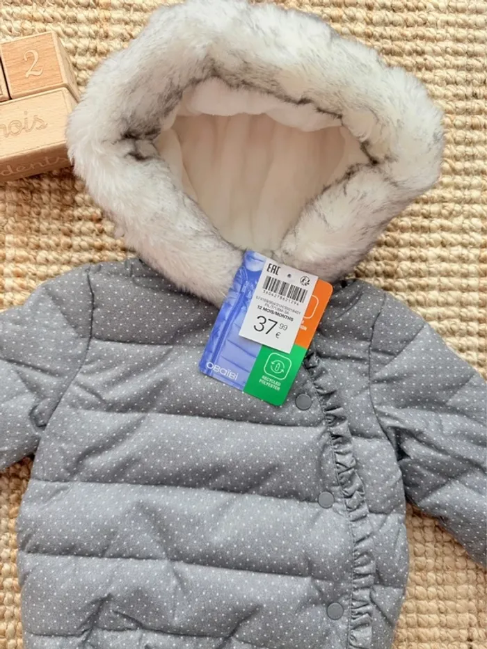 Manteau Obaibi 12mois / 74cm - photo numéro 2