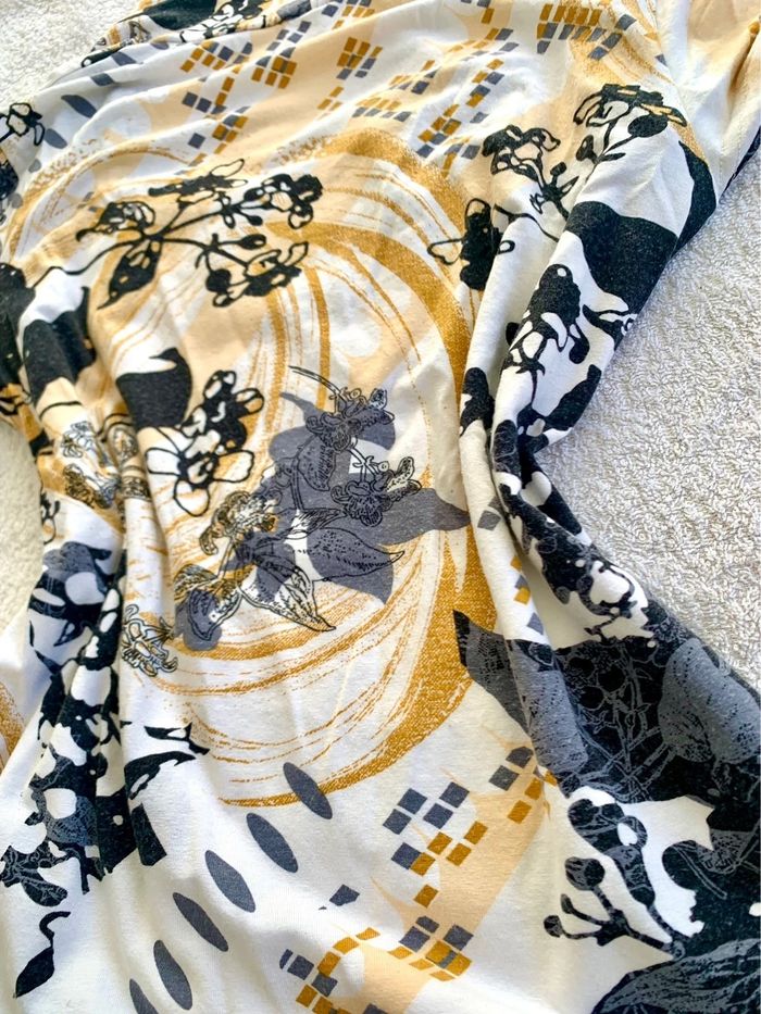 Haut vintage manche courte à motif vibe Y2k / 2000s - photo numéro 2