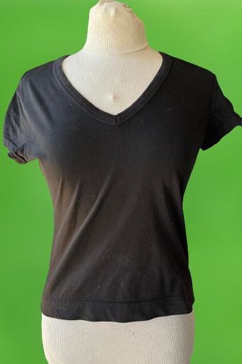 Tee shirt noir uni basique H&M taille s 36