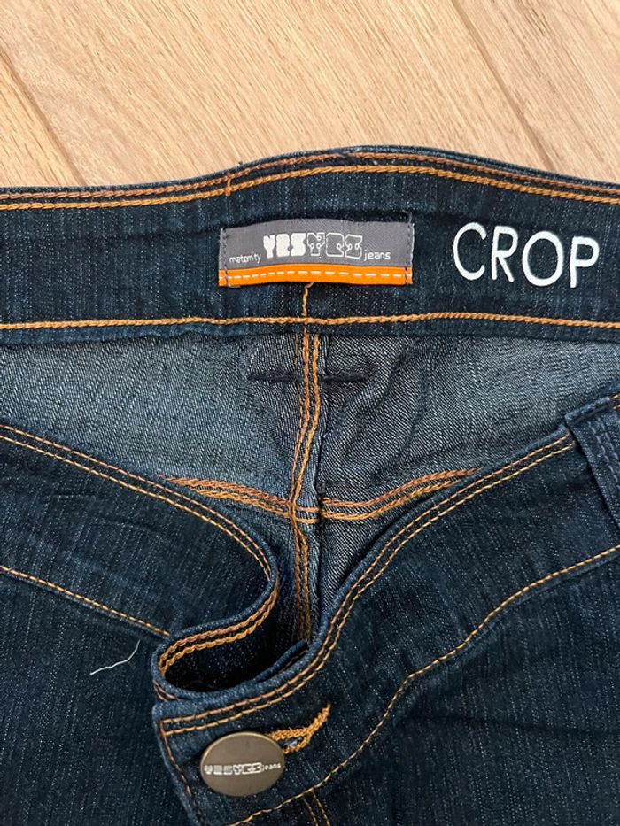Lot de 4 pantalons grossesse/maternité longueur 3/4 bon état - photo numéro 4