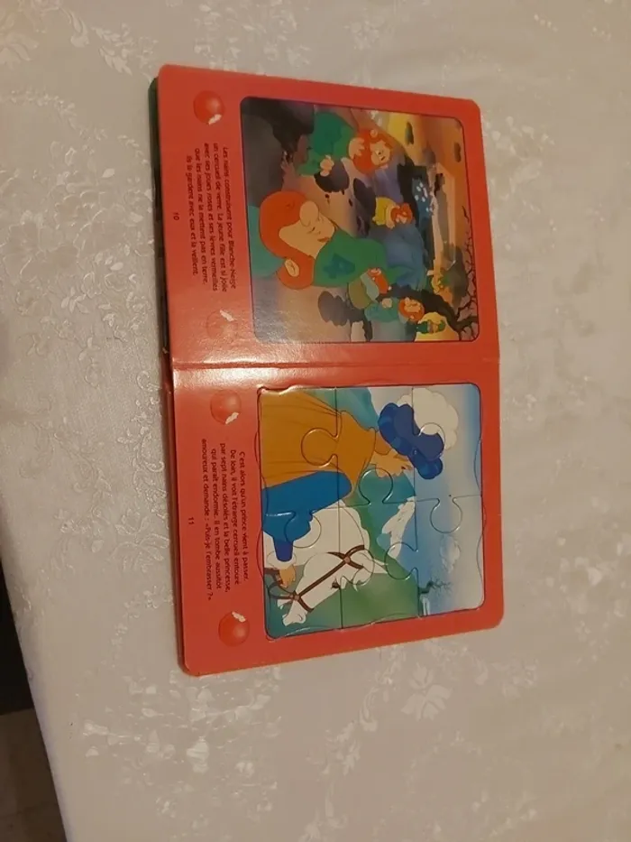 Livre 6 puzzles blanche neige - photo numéro 7