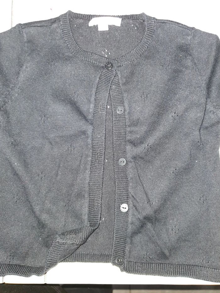 Gilet noir dpam 24 mois