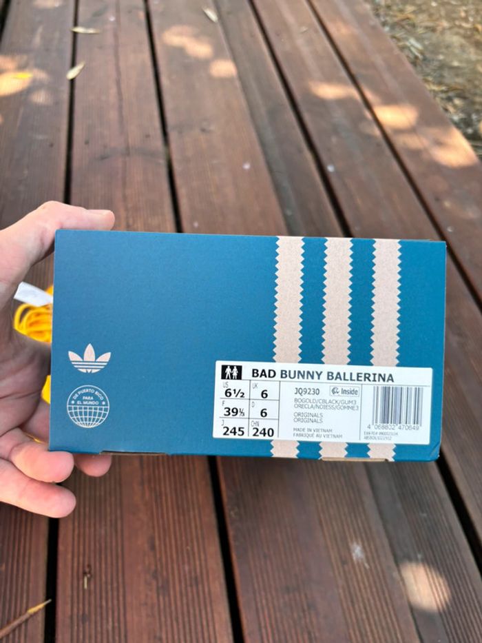 Adidas ballerina bad bunny bold gold jaune 39 - photo numéro 12