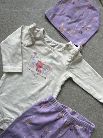 Ensemble fille 3/6 mois