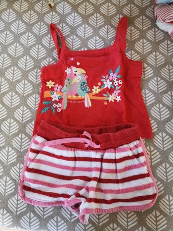 Ensemble short débardeur