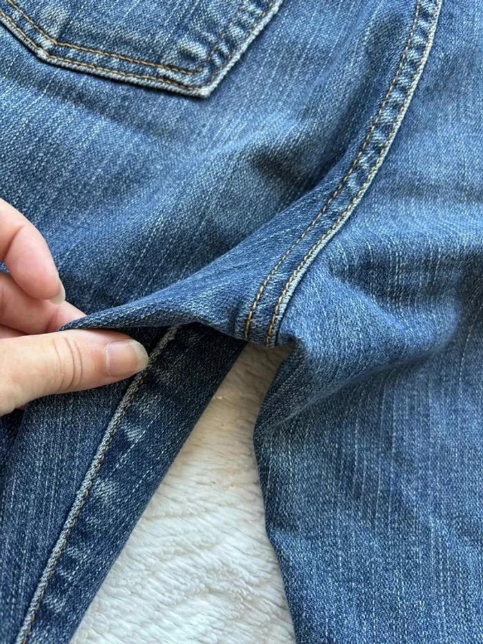 Jean Levi's 512 femme vintage (W30 L30 L/40) bleu Classic Slim Tapered Mexico taille haute – Rare - photo numéro 17