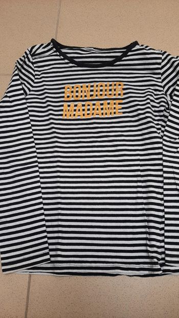 T shirt longues manches fille 11 -12 ans