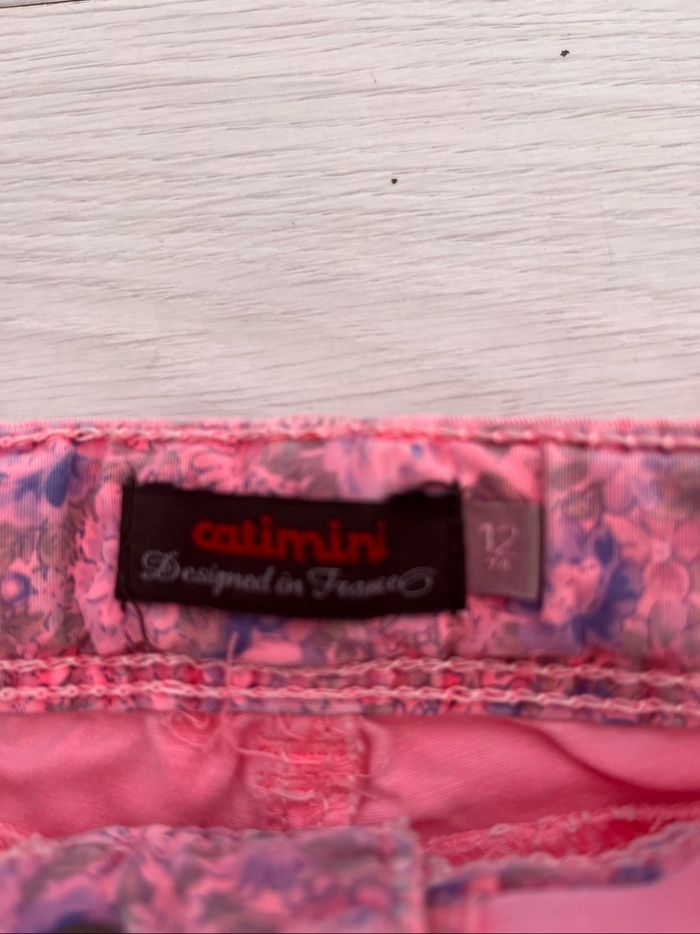 Short jean catimini 12mois - photo numéro 3