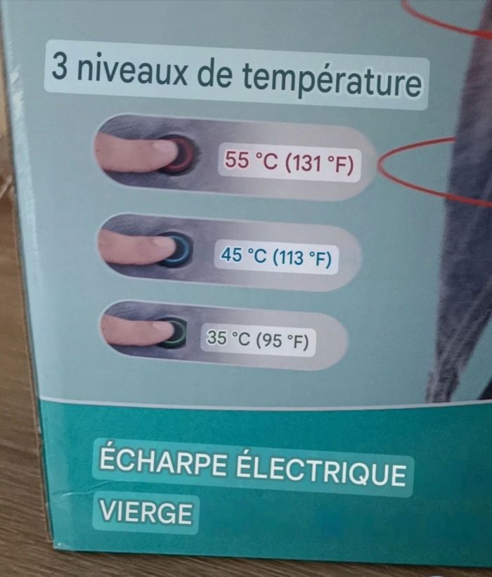 Couverture poncho chauffante - photo numéro 3