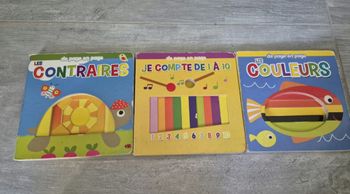 Lot de 3 livres éducatifs