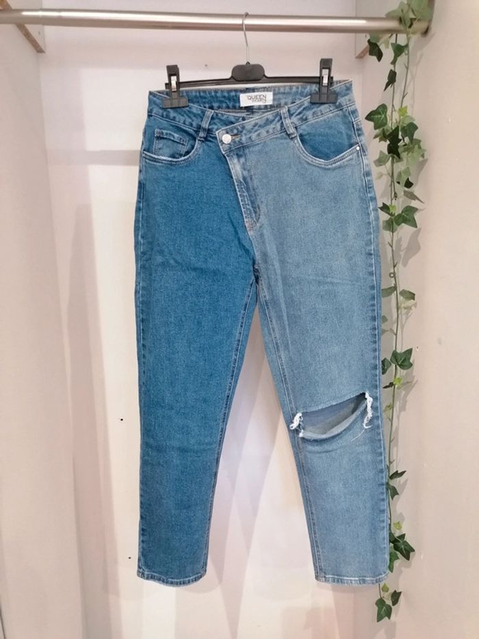 Jeans bi-couleurs M Queen Hearts - photo numéro 2