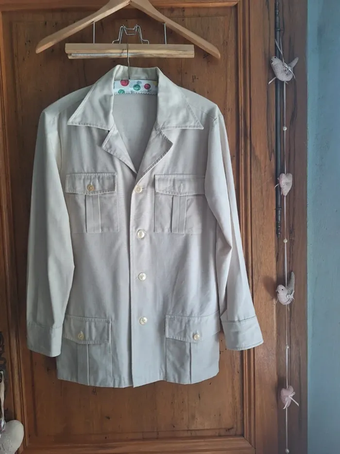 Veste vintage saharienne Pierre Clarence - photo numéro 5