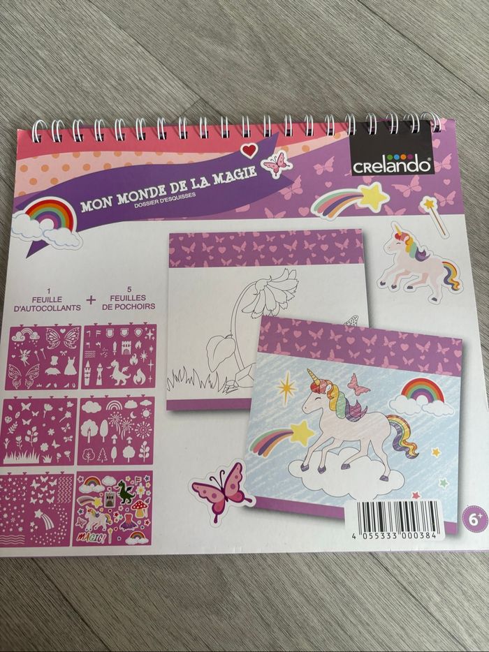 Livre création licorne