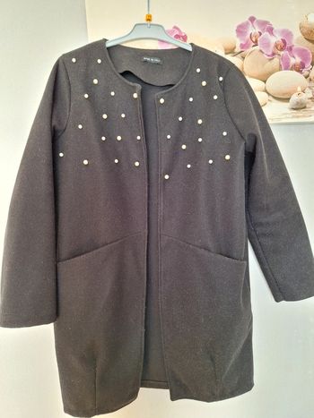 Veste manteaux avec perles