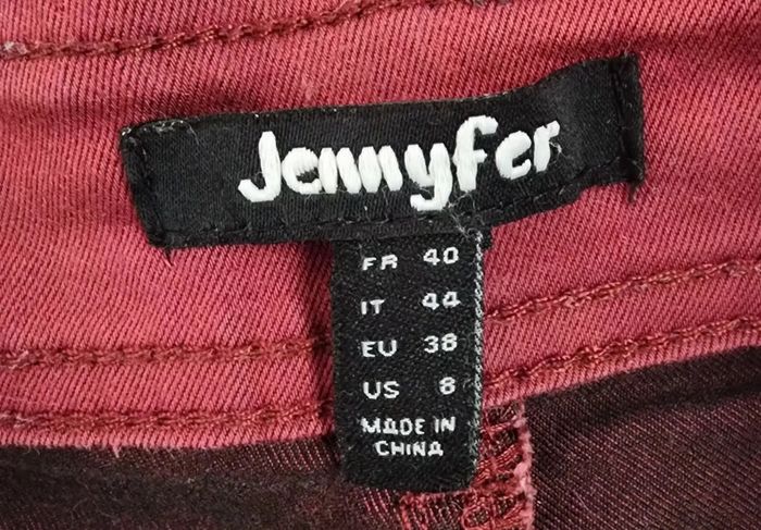🌸Jeans skinny Bordeaux Jennyfer Taille 40🌸 - photo numéro 6