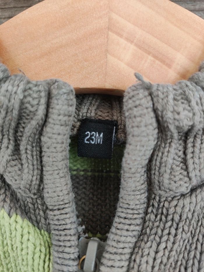 Gilet 24 mois marin - photo numéro 3