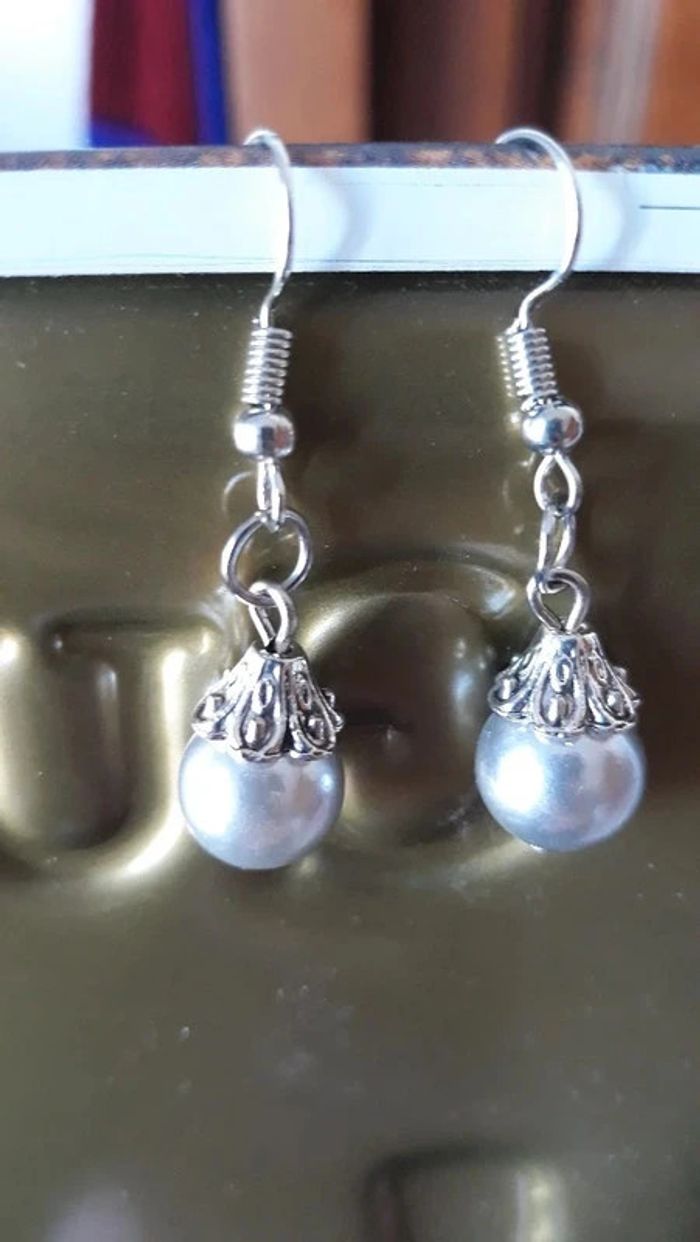 Lot de 2 paires de Boucle d'oreille toute neuve - photo numéro 4