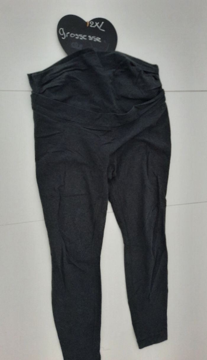 Legging GROSSESSE gris foncé