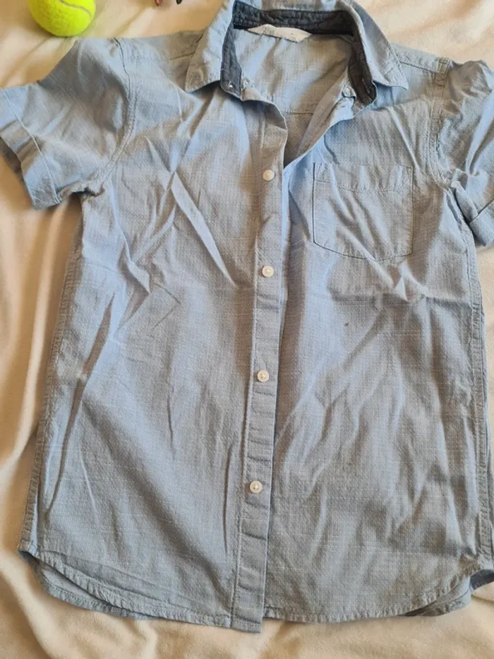 Chemise chemisette 10/11 ans H&M - photo numéro 3