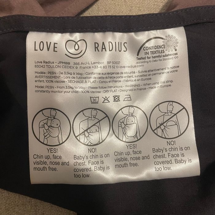 Sling Love Radius - Anthracite/marron (réversible) - photo numéro 4