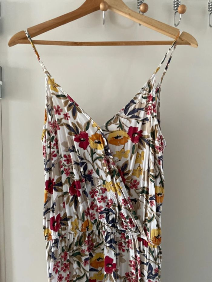 Robe longue à fleurs taille M