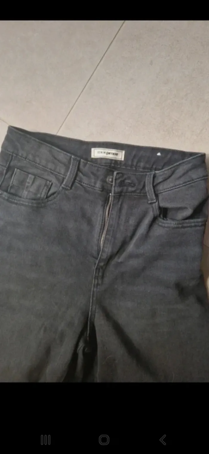 Jeans boyfriend large en bas pimkie taille 36 - photo numéro 3