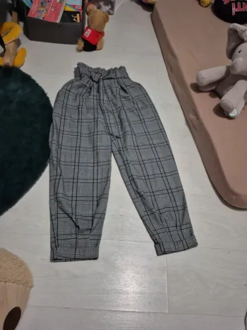 Pantalon à carreaux Bershka