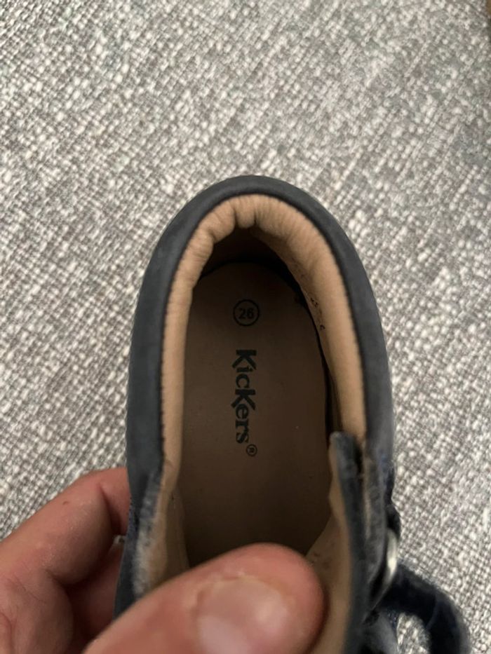Chaussures À Scratch Pour Garçons Taille 26 Kickers - photo numéro 6