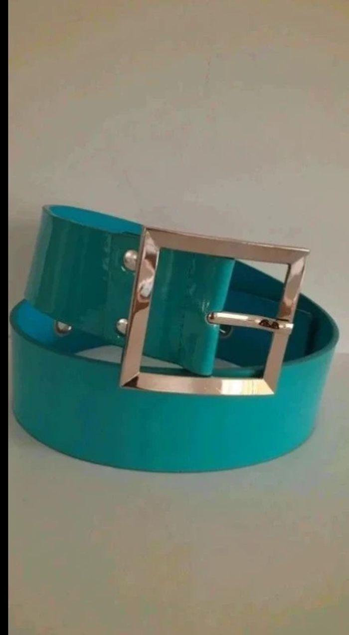 A ne pas rater ceinture bleu brillante 90 cm - photo numéro 3