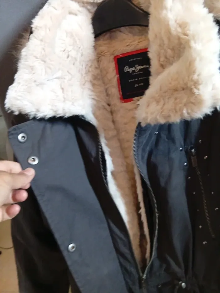 Veste Femme capuche Pepe jeans London taille L - photo numéro 5