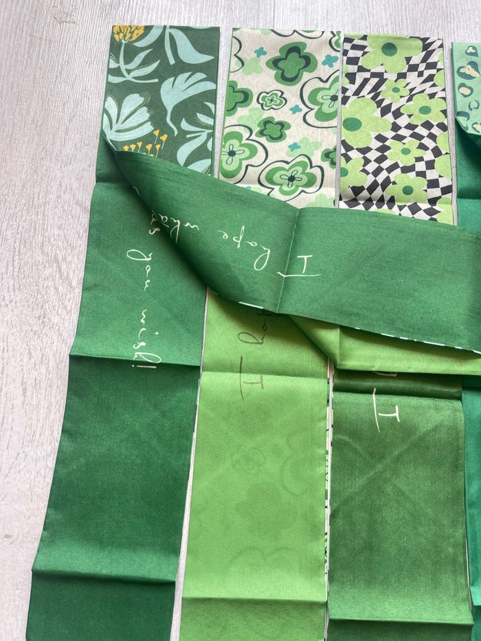 Lot de 4 bandeaux, foulards vintage - photo numéro 9