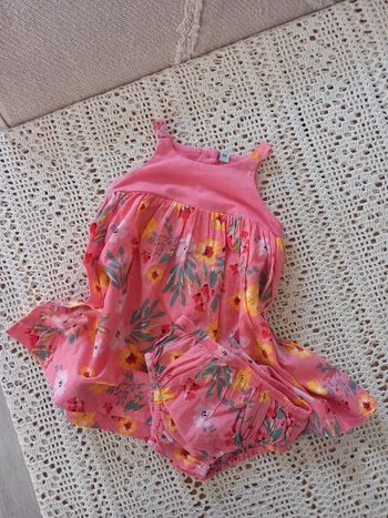 Robe + culotte 6 mois