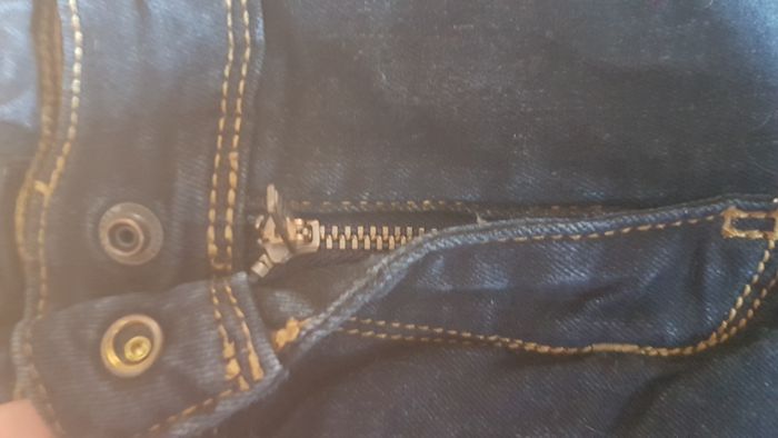 Jeans à pression Skinny fit fille 10 ans bleu Kiabi - photo numéro 2