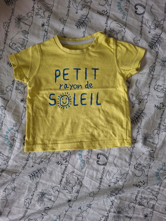 Tee-shirt bébé fille ou garçon 6 mois