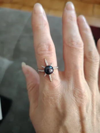 Bague avec Perles de Culture Trésor Secret