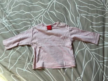 tee shirt rayé bebe fille TEX 3 mois