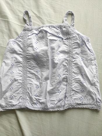 Débardeur bleu Kiabi T5A