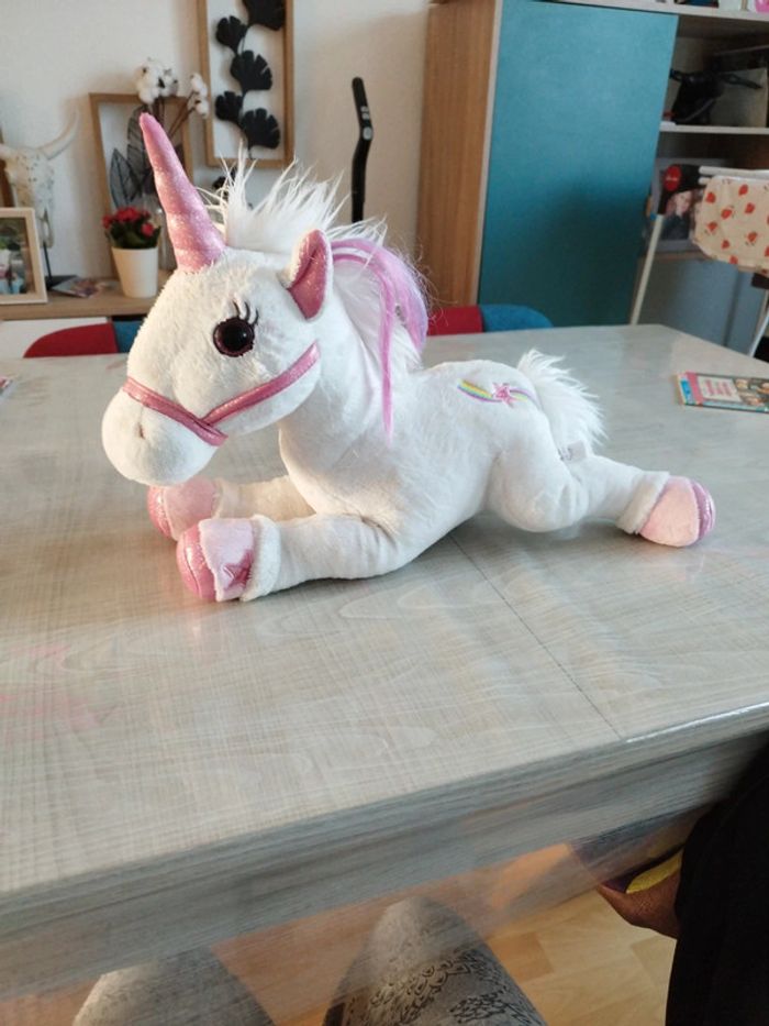 Peluche licorne Interactive