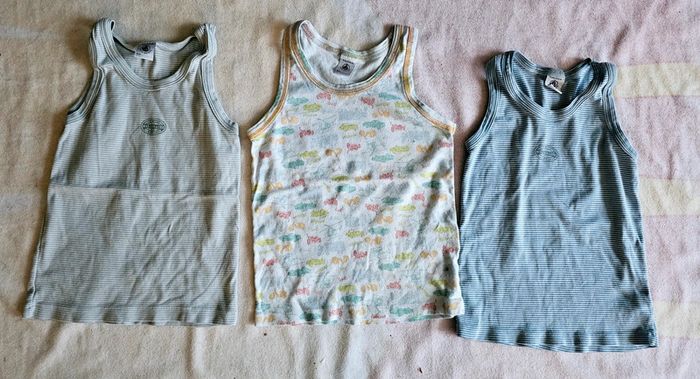 Maillots de corps petit bateau 8 ans