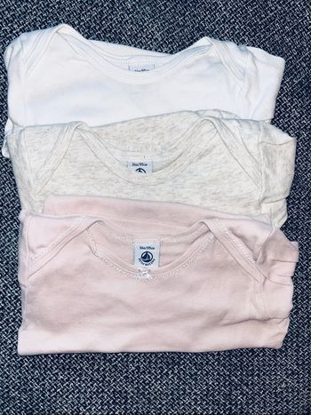 Lot 3 body 36 mois petit bateau manches longues